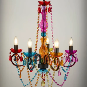 Moroccan Coffee Shop Decorative Multicolor House  Crystal Chandelier Lights Lighting