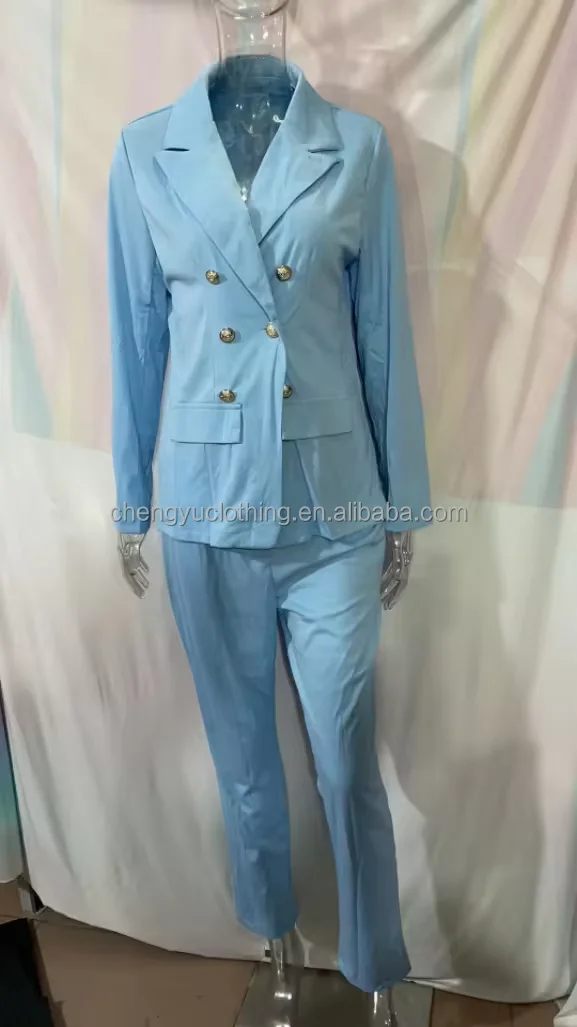Manufacturers Business Suits For Women Fashion Slim Pants And Blazer Set Ladies Suits Office Wear Formal Suit