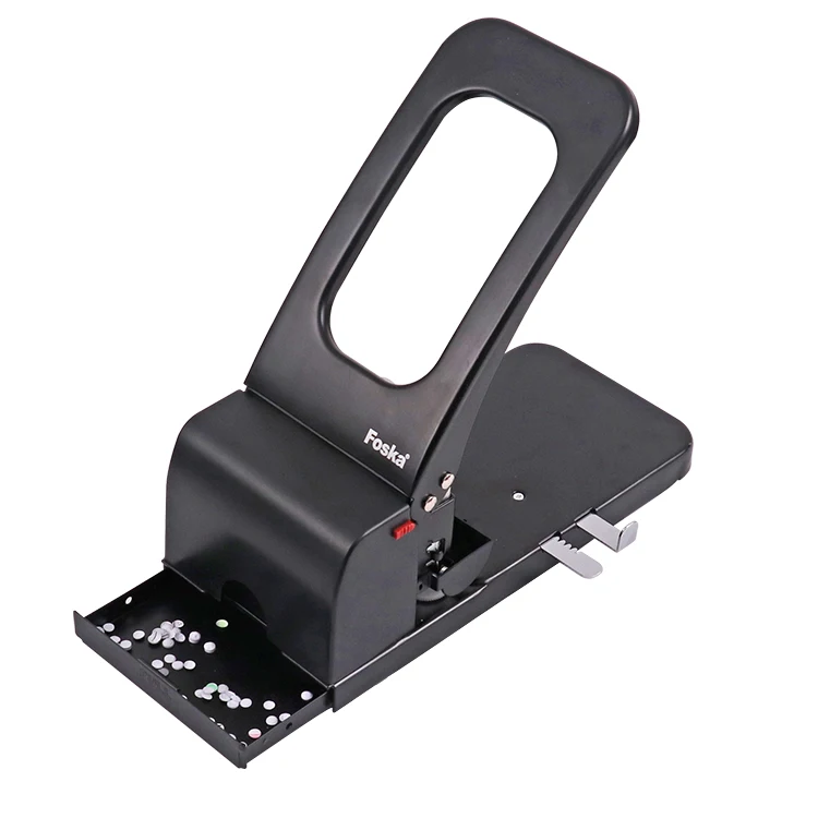 Конструкция из цельного металла 2 отверстия 6 мм 100 лист вместимость черная сверхпрочная для каждого юридического и медицинского офиса