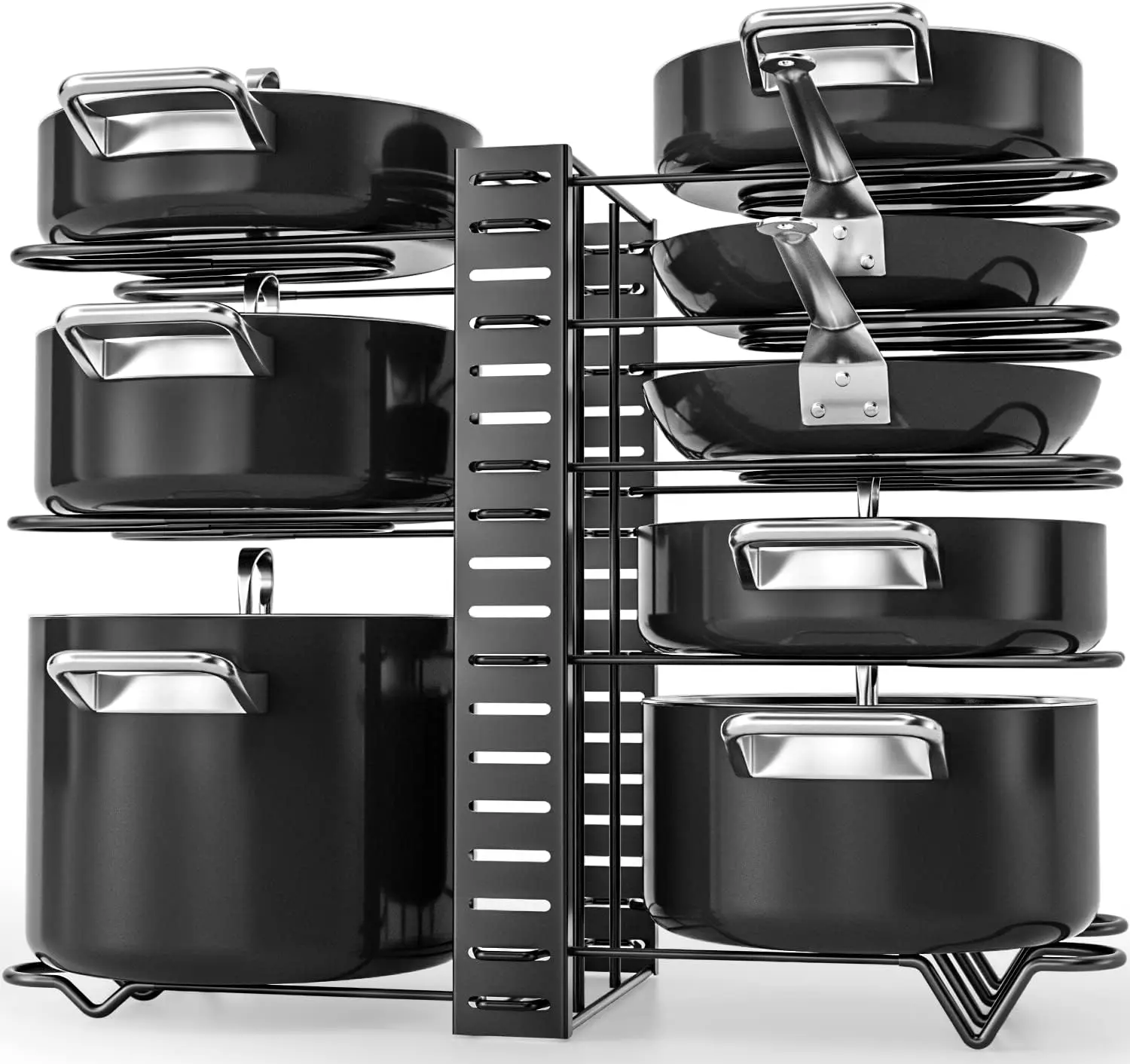 Custom Size Color Pot Holders for Kitchen Pot Lid Holder Plate Rack Kitchen Organizer Suitable for Kitchen Utensils Storage