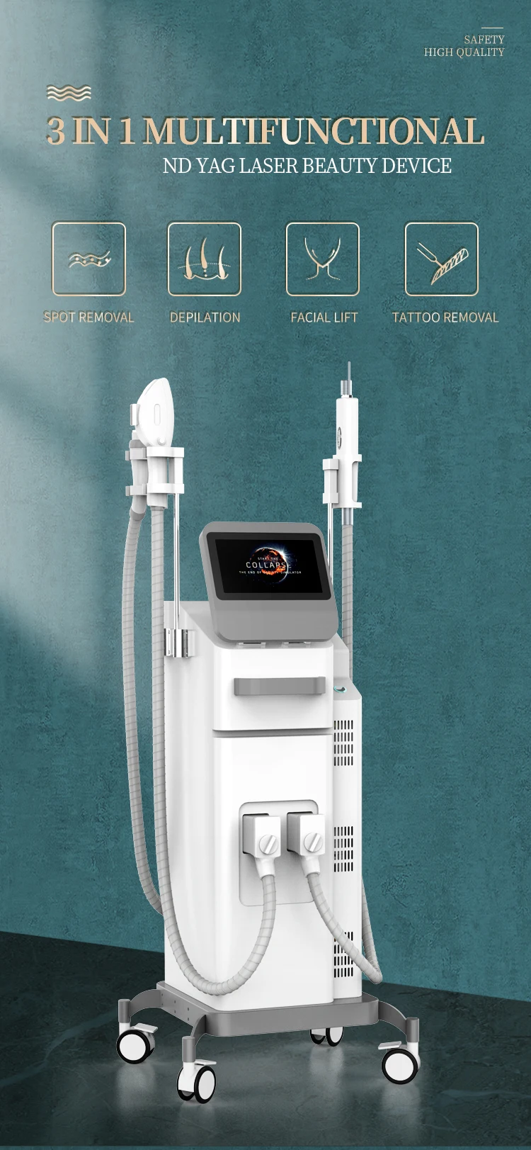 Korean Diode Laser Hair Removal Machine Portable Diode Laser Hair