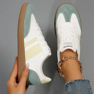 Custom Logo Spring New Arrivals Breathable Lace up Sneakers Sneakers for Women Walking Style Casual Sports Shoes