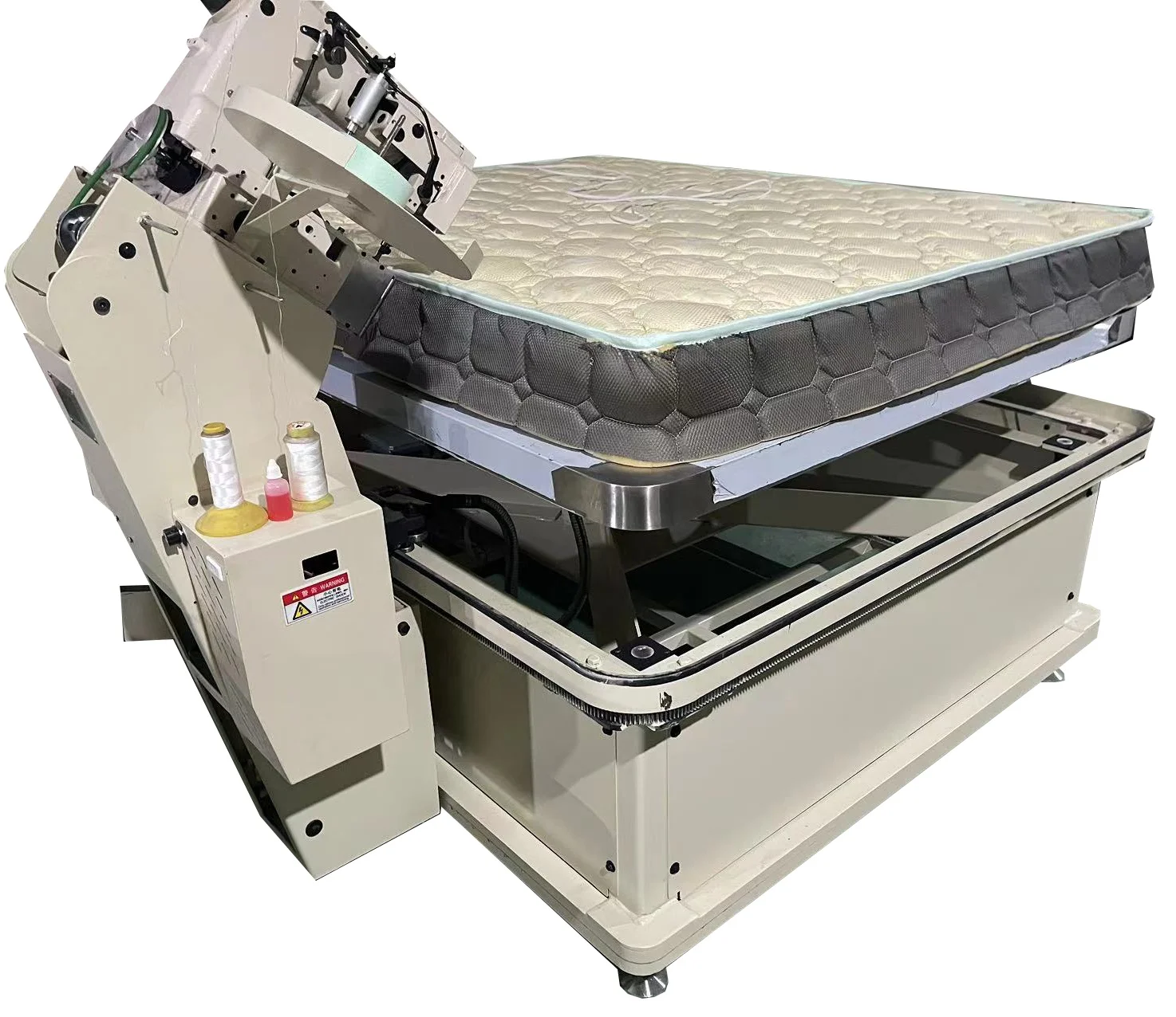 Automatic Table Lifting Mattress Surrounding Tape Edge Sewing Machine 300u Sewing Head Tape Edge Closing Machine