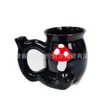 Featured Mushroom Ceramic Pipe Cup Foreign Trade Hot Selling Smoking Factory Customized Color Logo