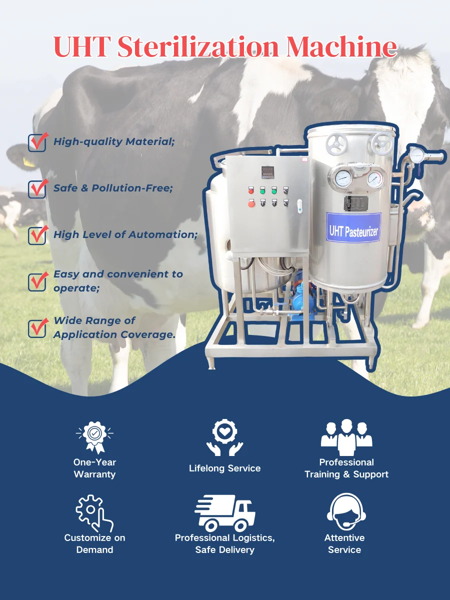 Uht Process Uht Milk Pasteurization Machine/Small Uht Milk Processing Machine ...