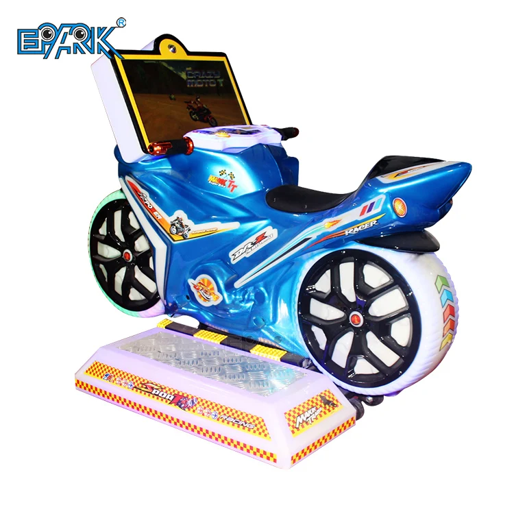 Super motocicleta crianças passeio no motor de corrida de moto máquina de  jogo arcade 4 jogos em linha wi-fi simultâneos - AliExpress