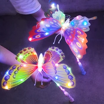 Shining Butterflies Flying Glow Stick Led Colorful Flash Stick