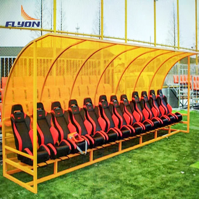 Shelter Substitute Player Bench for Soccer Stadium Seating for Football Team Sports Court Equipment