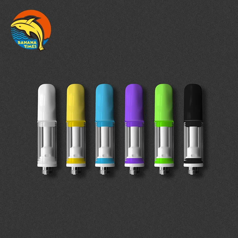 New trending childproof full ceramic empty 1ml cbd vape cartridge packaging & logo custom vape carts