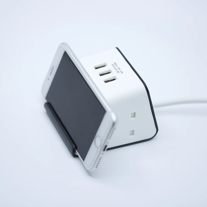 Power Strip Wireless Charger Station Portable Secure