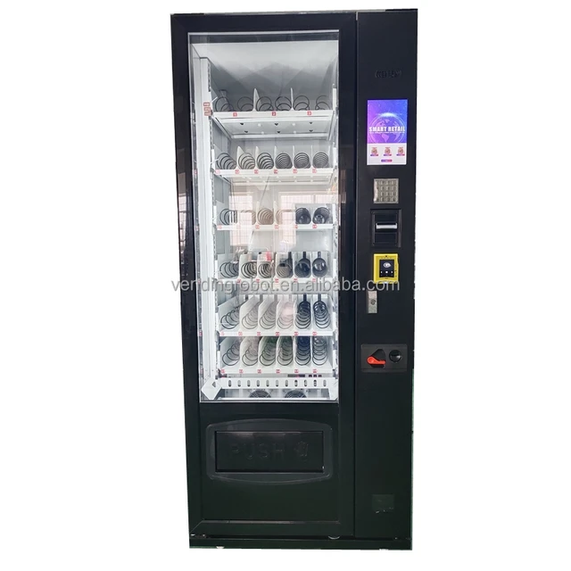 Cold Drink Vending Machine, With Compressor Cooler System  ,Payment System Optional,WD1-205-JSK4-10.1