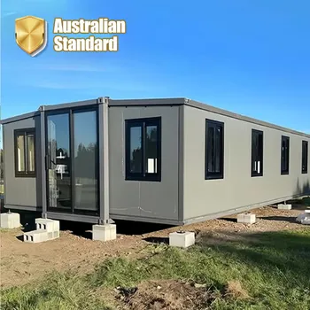 Luxury Modern Steel Structure Movable 20ft 40ft Villa Modular Prefabricated Expandable Container House Prefab Mobile Tiny Home