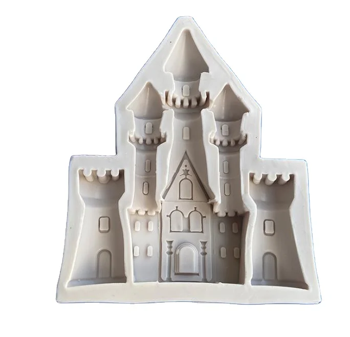 Castle shapes Silicone Mold Fondant Cake Decor Tools Chocolate Mold 