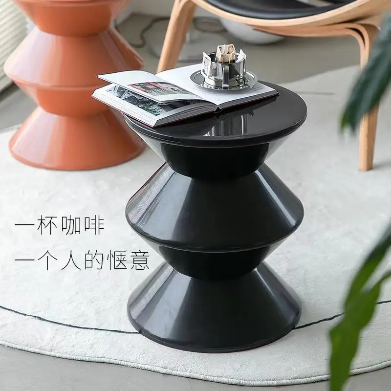 Stool Hourglass Sale Dining Round Modern Indoor Home Luxury Foot Step  Living Room Furniture Gold Chairs Plastic Ottoman Stools