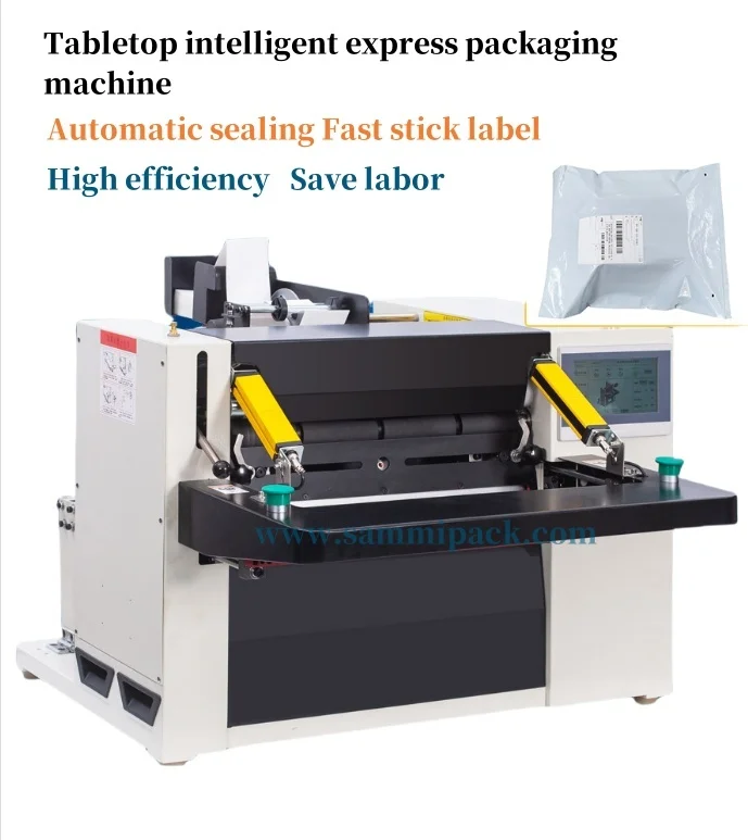 DFD40 Automatic 110V 220V Express Courier PE Roll Bags Bagging Sealing Packing Machine