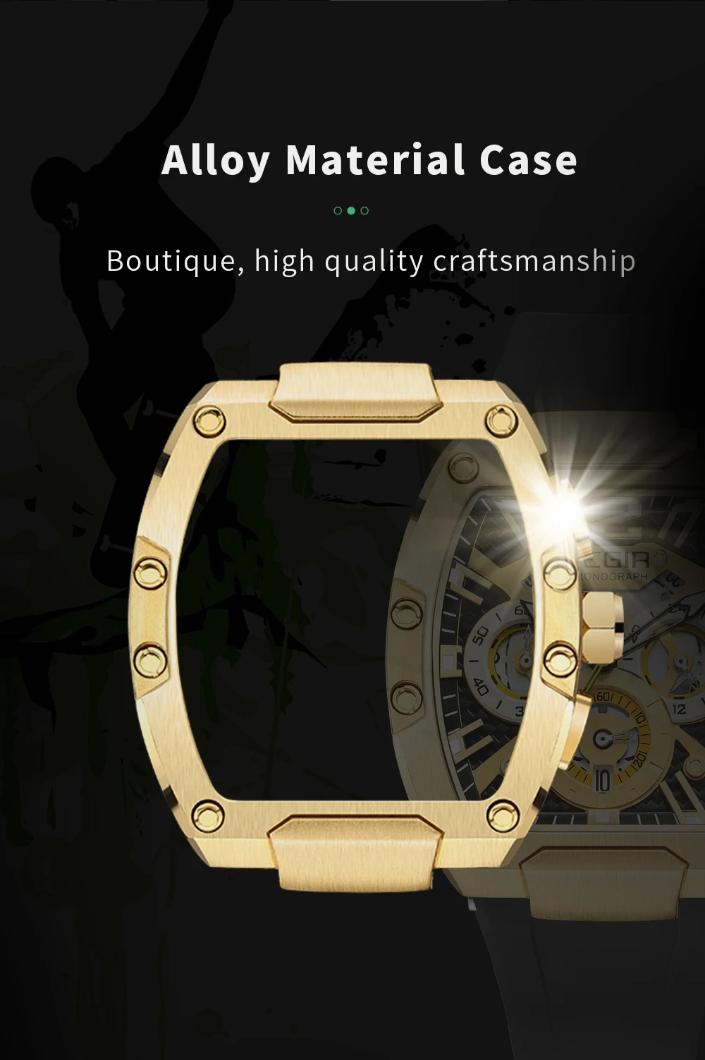 Hot Sale Megir 8112 Original Brand Big Dial Chronograph Quartz Watches Luxury Men Outdoor Sport Wrist Watch Relojes Hombre