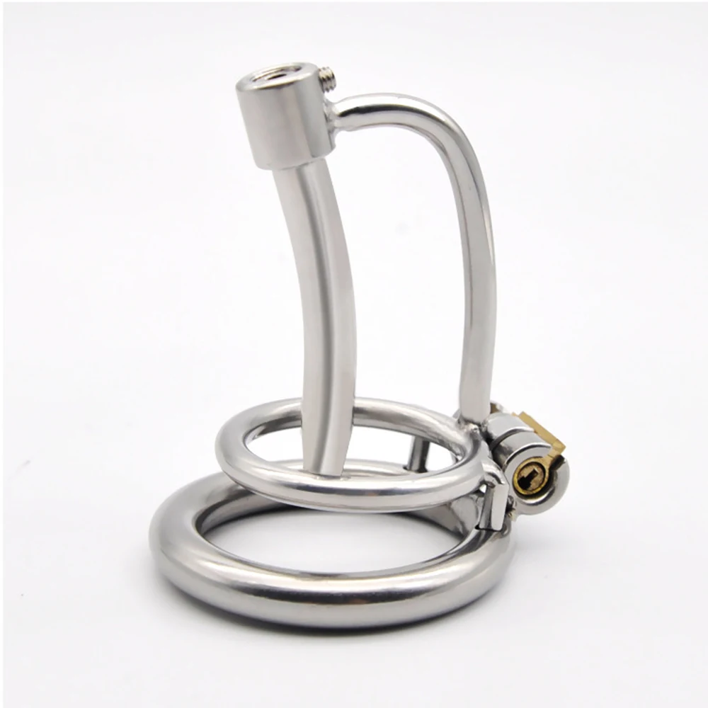 Free Custom Box - Stainless Steel Male Chastity Devices Cock Cage With  Urethral Catheter Penis Lock Ring Adult Products| Alibaba.com