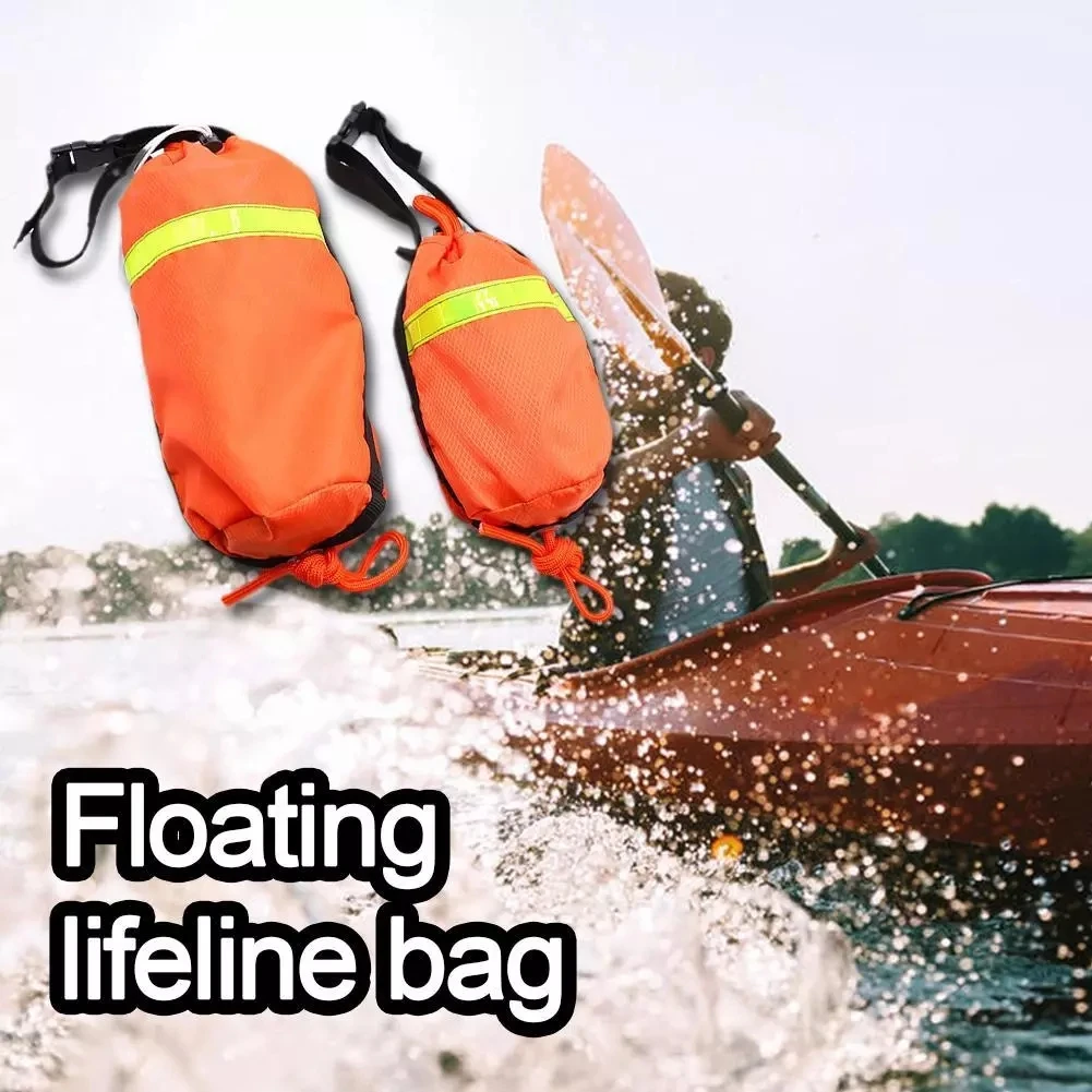 Sac De Lancement De Sauvetage 21m - Corde Flottante Polypropylène Pour Sports Nautiques Et Secours