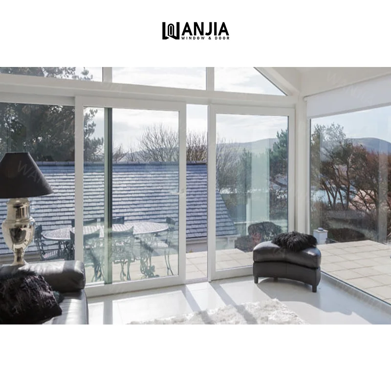 Minimalist Design Upvc Door External Sliding Door Plastic Pvc Sliding Glass Doors