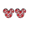 Mouse head bead Red SA324