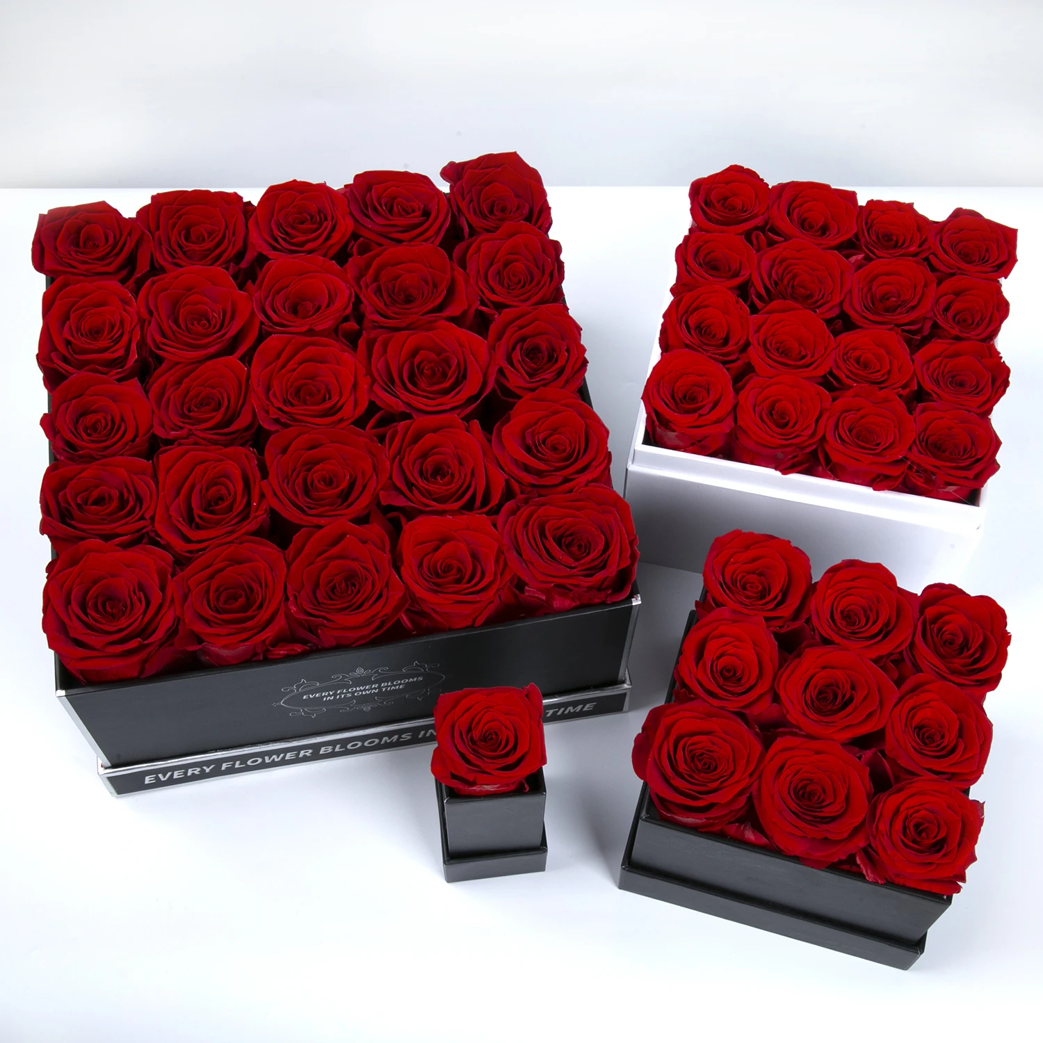 Customize Wholesale Everlasting Rose Immortal Gift Box Real Stabilized ...