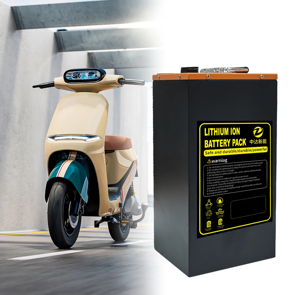 ZD 48V 60V 72V 50Ah 60Ah 80Ah 100Ah Lithium Rechargeable Batteries Lithium Ion Battery Packs for Electric Bicycle/Motorcycles