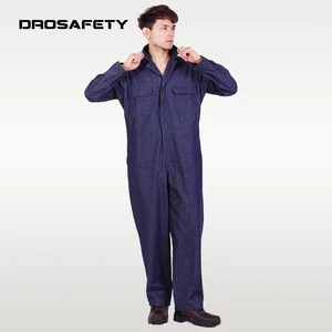 Custom Petroleum Welding Mining Oil&gas Flame Retardant Denim Workwear Coverall