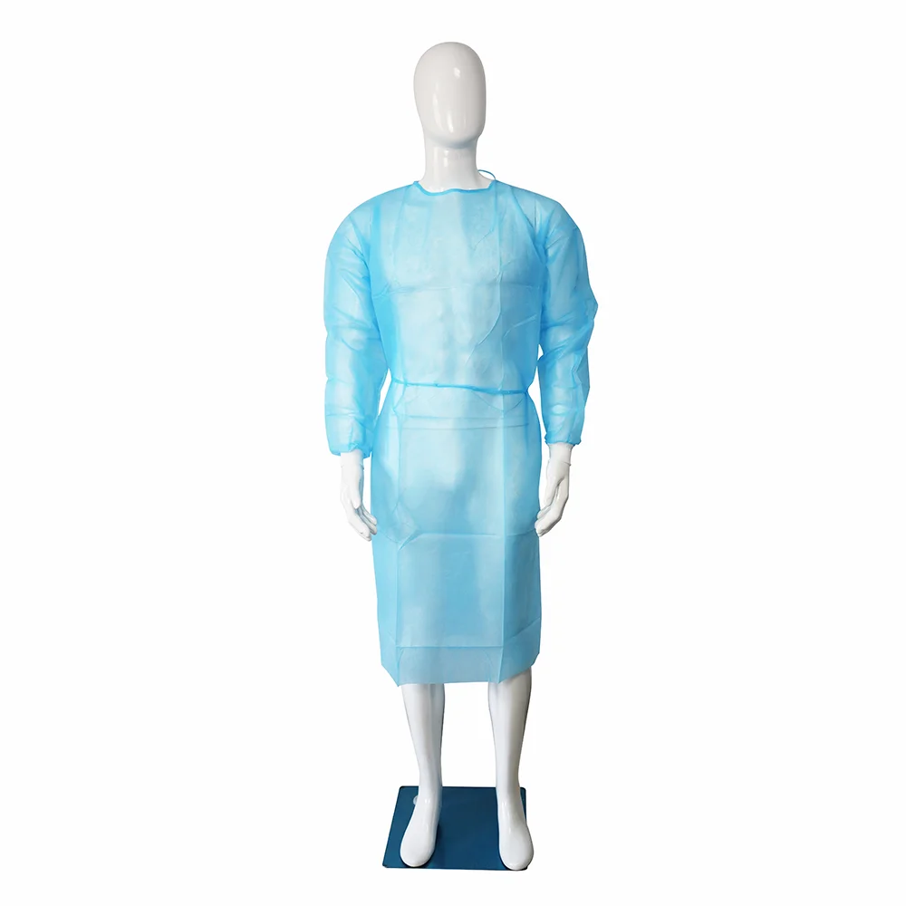 Ppe Isolation Gowns 30Gsm Non Woven Hospital Medical Gown Disposable Surgeon Gowns