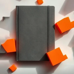 Custom Printed Self Care Journal Notebook Hard Cover with Saddle Stitch for Mental Health Gratitude Planner and Wellness Diary