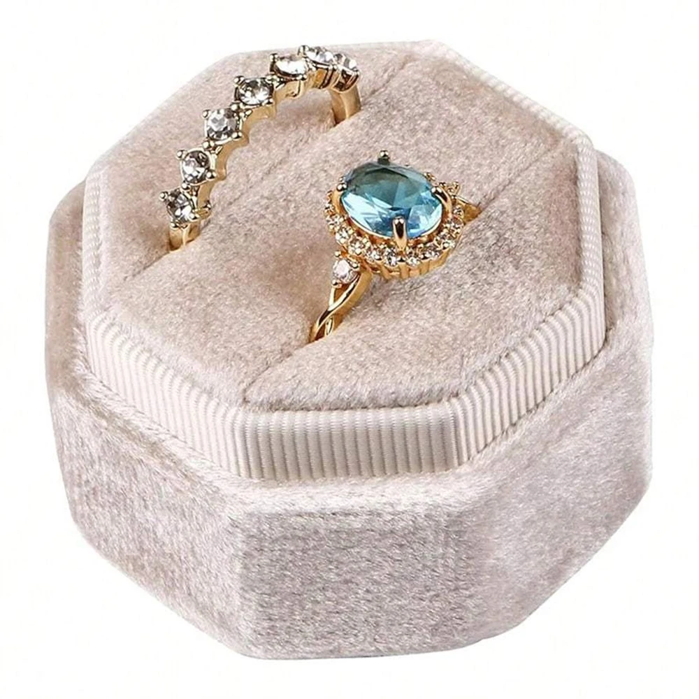 Storage Box Jewellery Ring Custom Travel Necklace Velvet Gift Packaging Jewelry Storage Box