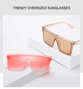 Oversize Gradient Merk Designer Sunglasses