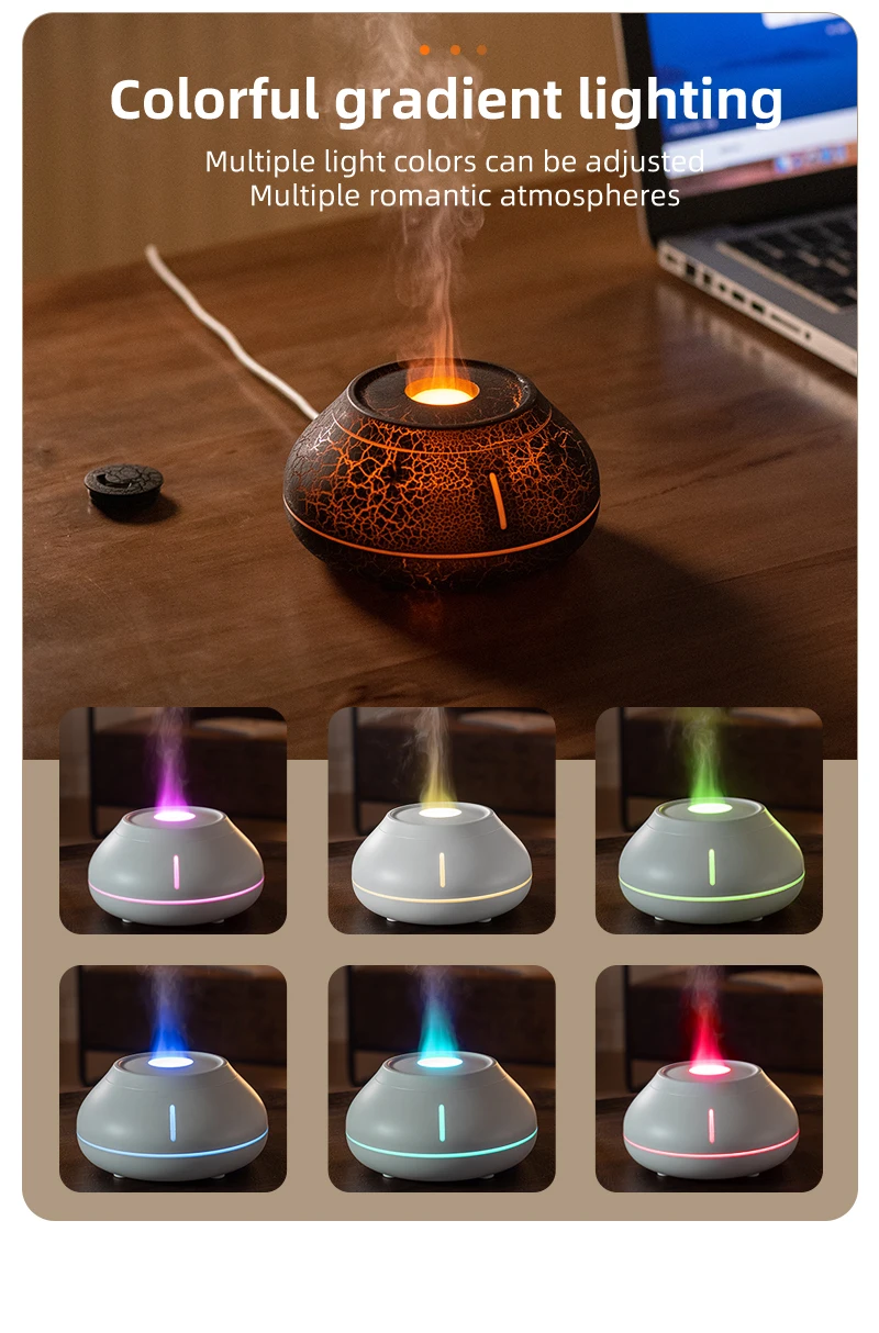 Portable Usb Mini Car Aroma Diffuser Humidifier 220ml Mini Air ...