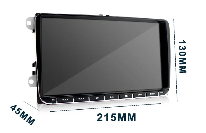 9INCH Car Stereo Radio Fascia Panel Trim for Navigation Android Dashboard USB