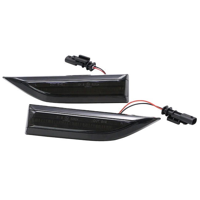 Прозрачная линза, светодиодный зеркальный боковой маркер, динамический поворотный сигнал, лампа для VW для транспортера T6 2015 +