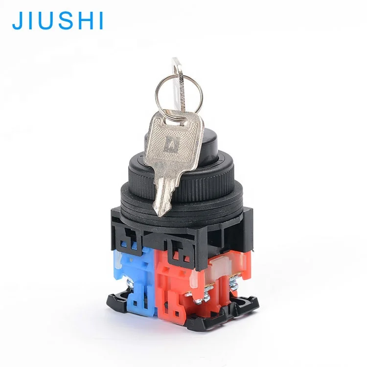 Ar30jr2 30mm Push Button Switch With Key 2 Position 1no 1nc Buy 30mm