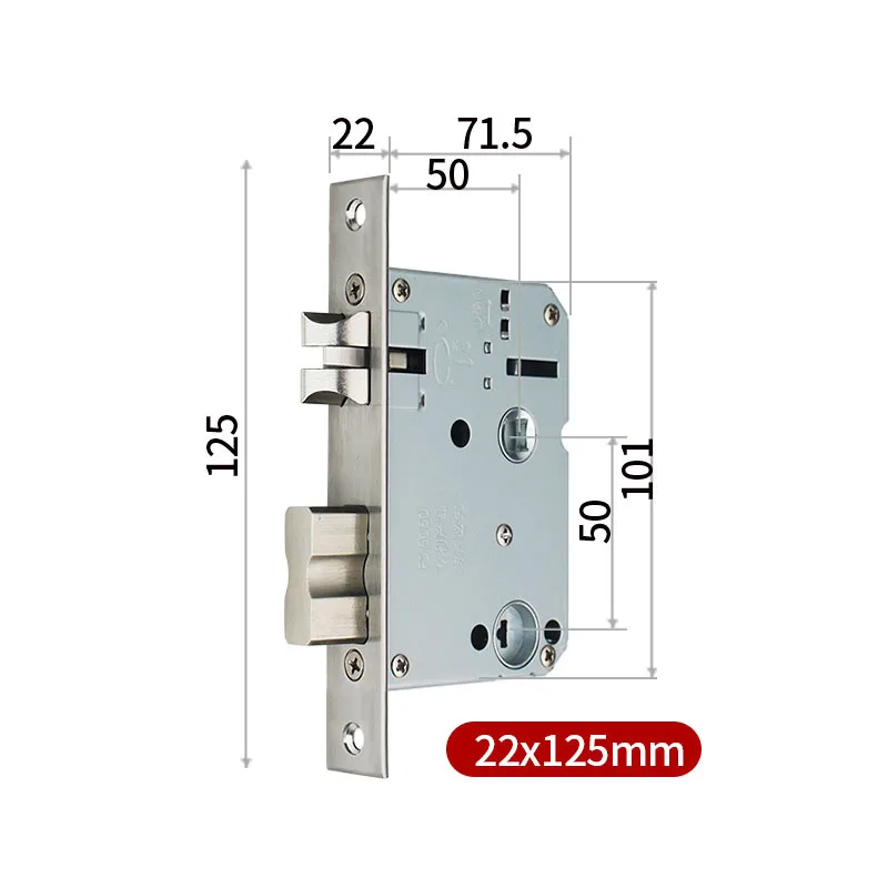 5050 Stainless steel Lock Body Smart Mortise Lock Quality Assurance
