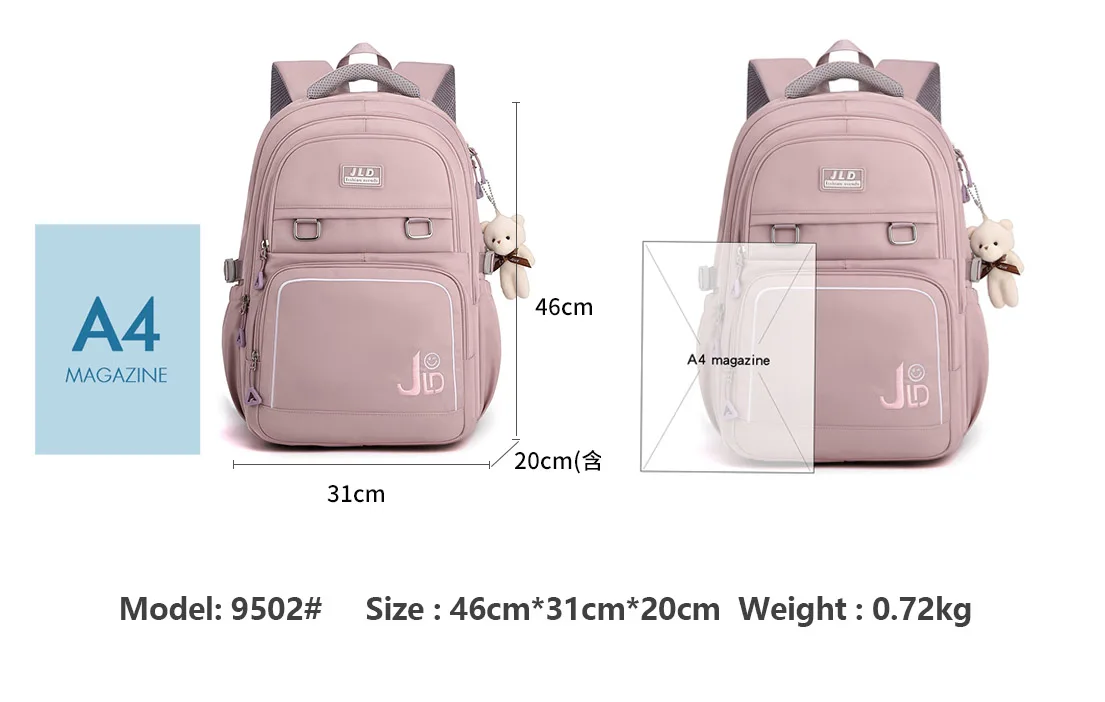 2024 Wholesale Mochilas Escolares Waterproof School Bags Student Women ...