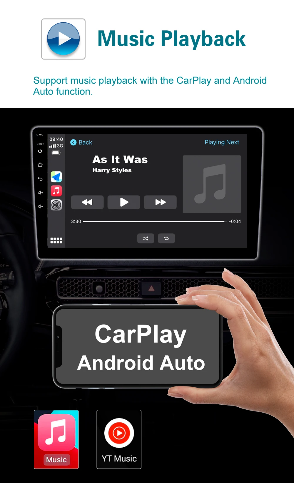Portable Car Smart Box For Car Android Multimedia Player Wired Android
