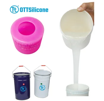 2025 New RTV2 Candle Mold Free Sample Liuid Silicone Rubber Raw Material for Decoration Mold