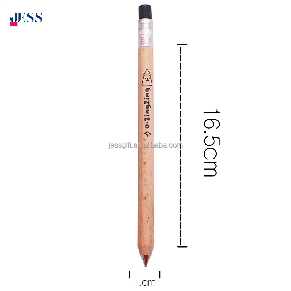 High Quality Automatic 0.5mm 0.7mm Natural Wood Luxury Mechanical