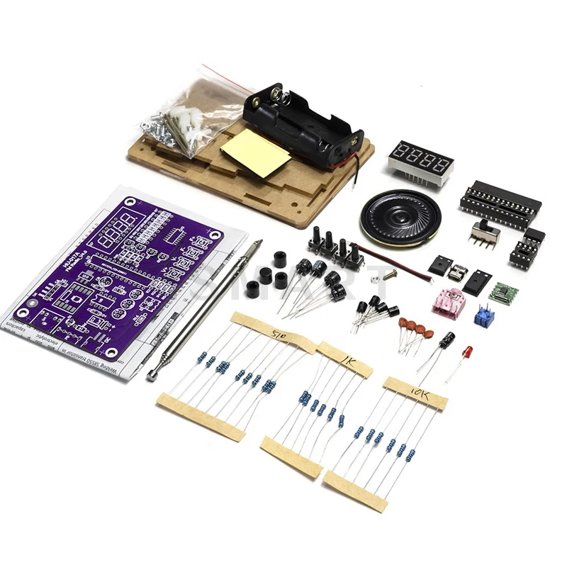 FM Radio Assembly Kit with Nixie Tube Display - DIY