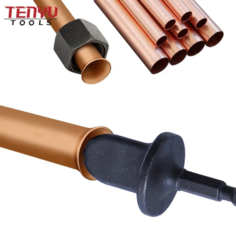 5pcs Hex Handle Tube Expander Swaging Tool Drill Bit Set Flaring Tool Drill  Bit Easier to Extend for Copper Pipe Aluminum