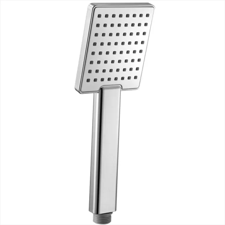 Hot Selling Square Abs Plastic Hand Shower Chrome Water Saving Handheld