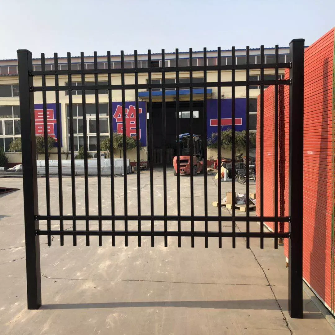 Pro Factory Shengxiang Verified Black Tubular Metal Fence Panels Spearhead Iron Yard Fencing for Home & Garden Use
