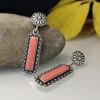 Ancient silver, red coral