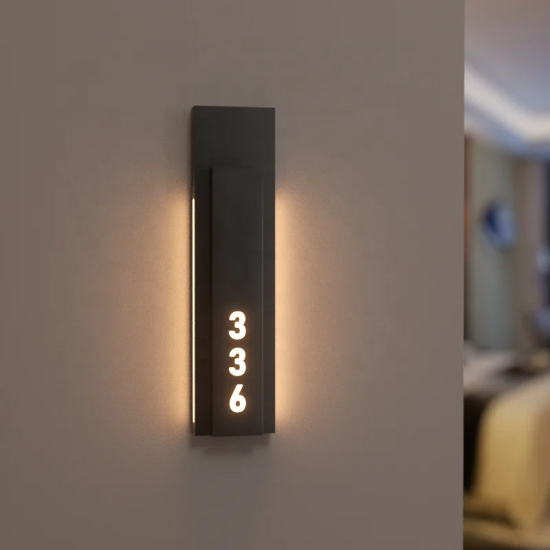 Ezd Customized Led Panel Mirrored Stainless Steel Apartment Hotel Door