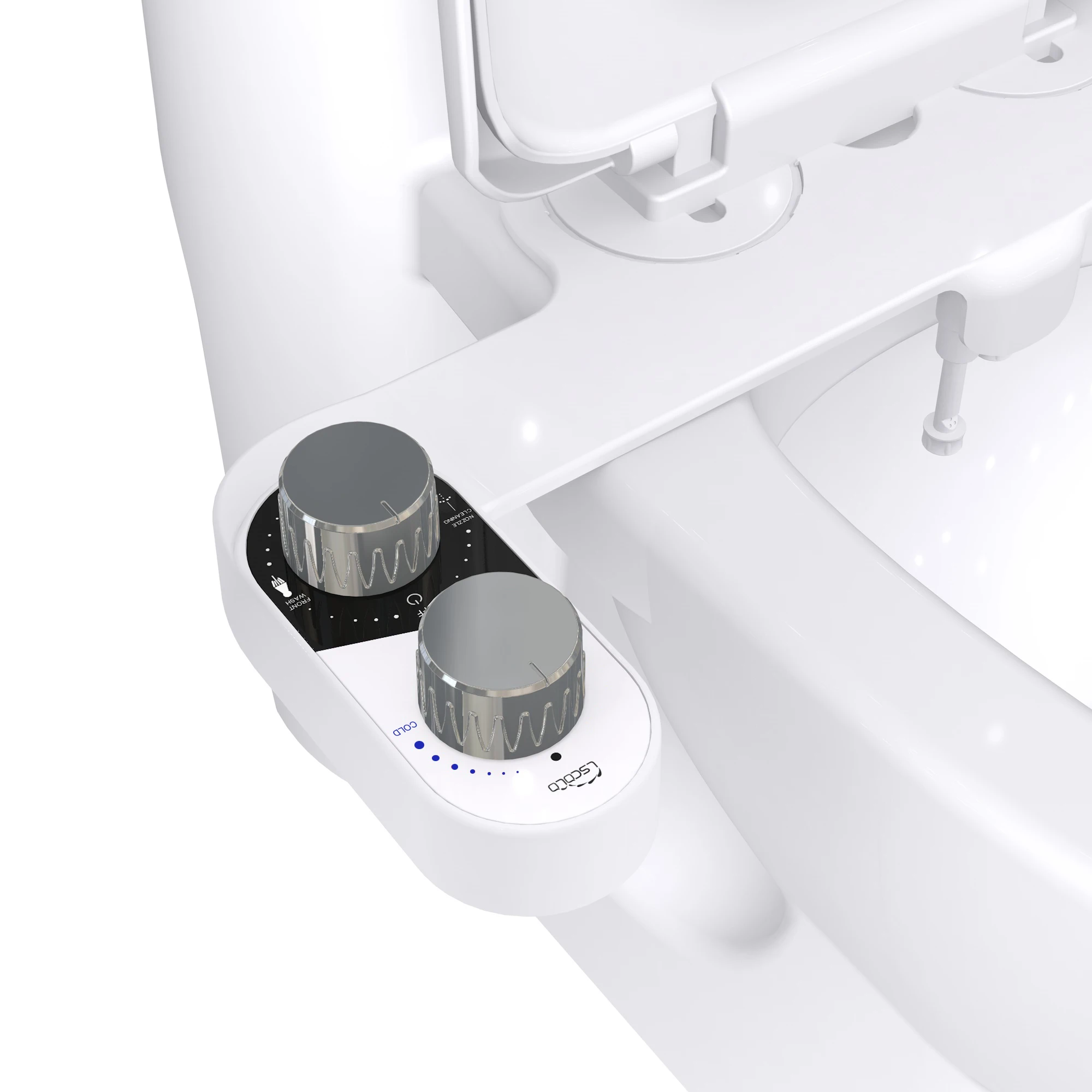 Bidet Toilet Attachment With Adjustable Water Pressure,Non Electric And