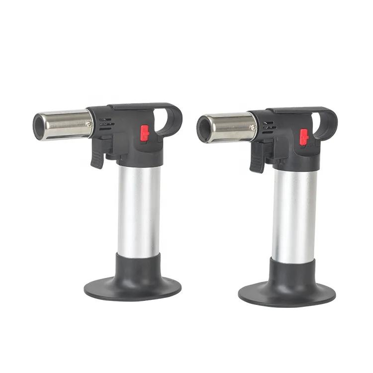 High Temperature Cooking Gourmet Tools Kitchen Butane Torch Lighter Welding Flamethrower Cigar Torch Lighters