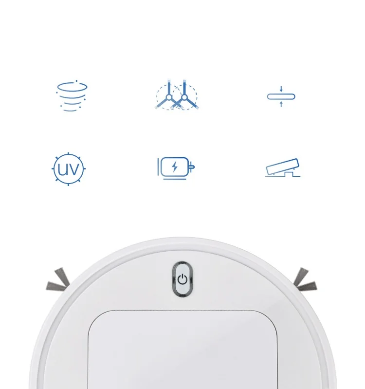 Новый 4 в 1 спрей увлажнение УФ дезинфекция робот пылесос интеллект уборочная машина
