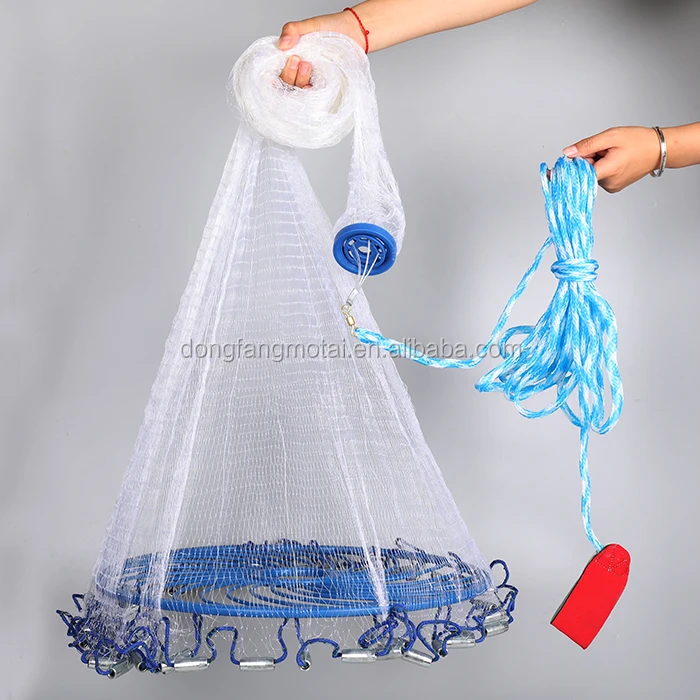 Hot Selling Size 4~9 Feet Nylon Hand Cast Net Throwing Bottom Pocket Cast Net Fishing Cast Net for Sale Hot Selling Size 4~9 Feet Nylon Hand Cast Net Throwing Bottom Pocket Cast Net Fishing Cast Net for Sale